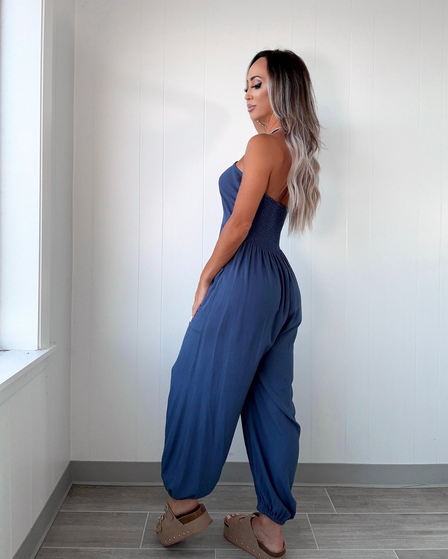 BreezeLuxe™ - Halter Jumpsuit