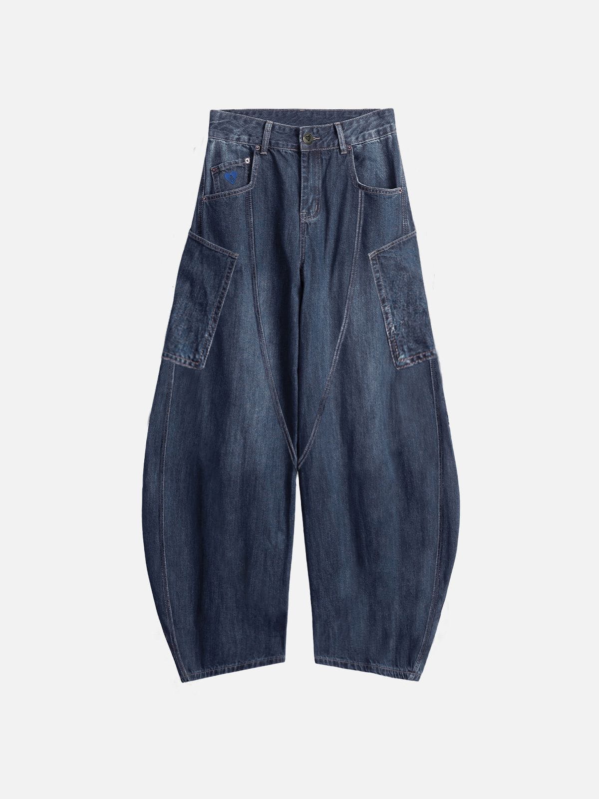 PuddleStack™ Patchwork Baggy Jeans
