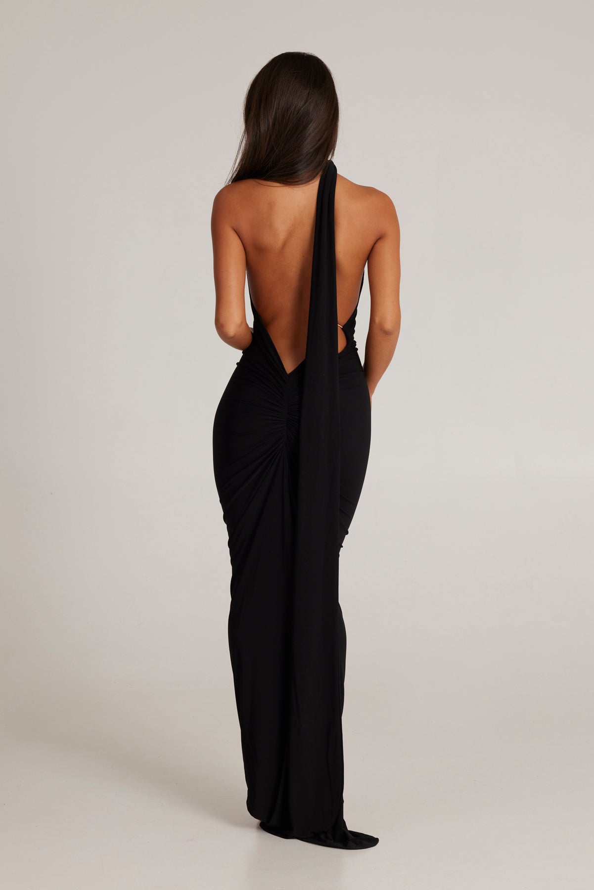 BackDrape™ Halter Maxi Dress