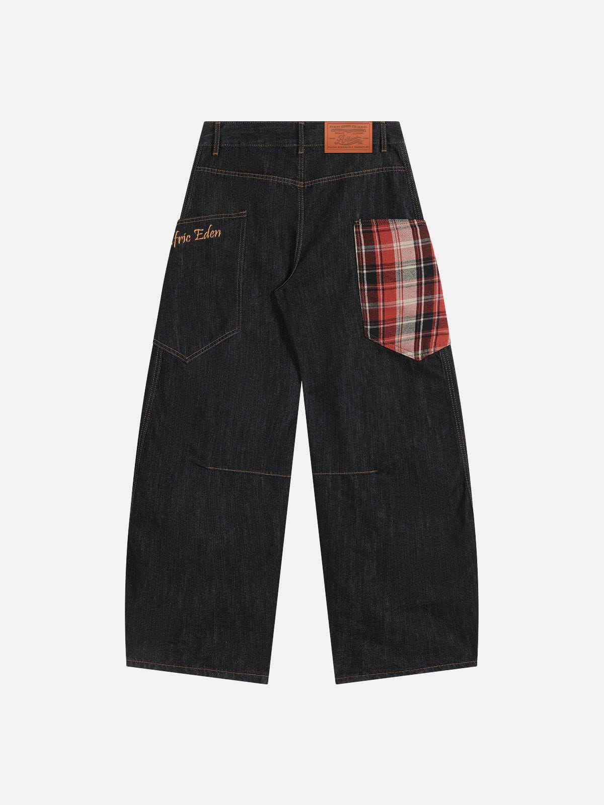 PuddleStack™ Patchwork Baggy Jeans