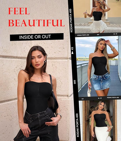 2025 Strapless Snatched Bodysuit