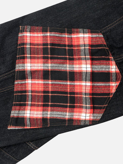 PuddleStack™ Patchwork Baggy Jeans