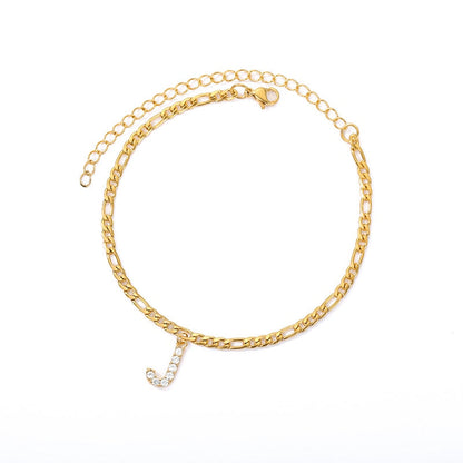CharmLink™ - Initial Chain Bracelet