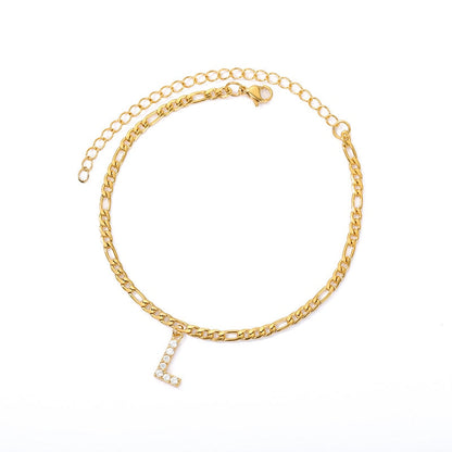 CharmLink™ - Initial Chain Bracelet