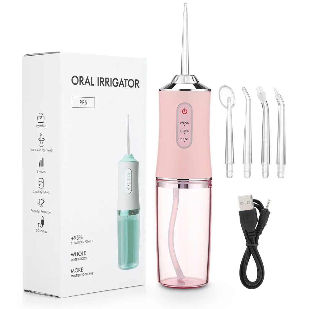 AquaPulse™ - Ultrasonic Water Flosser
