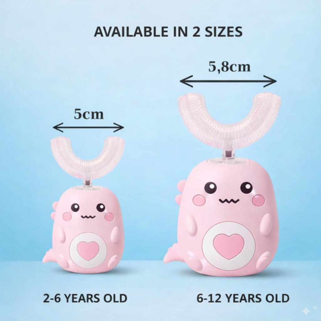 SmileSnap™ - Kids U-Shaped Toothbrush