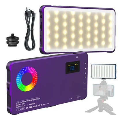 GlowBeam™ T28C RGB Video Light