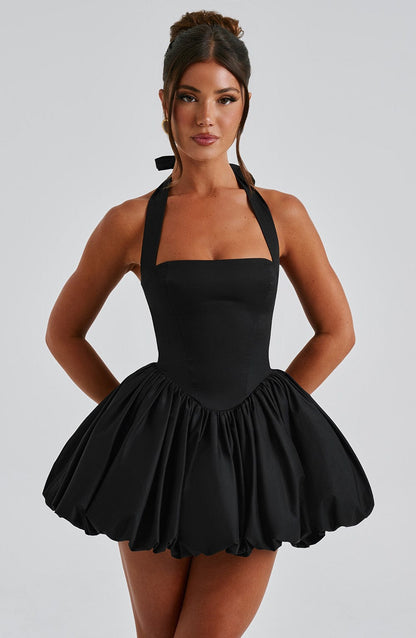 FlareBubble™ Backless Mini Dress