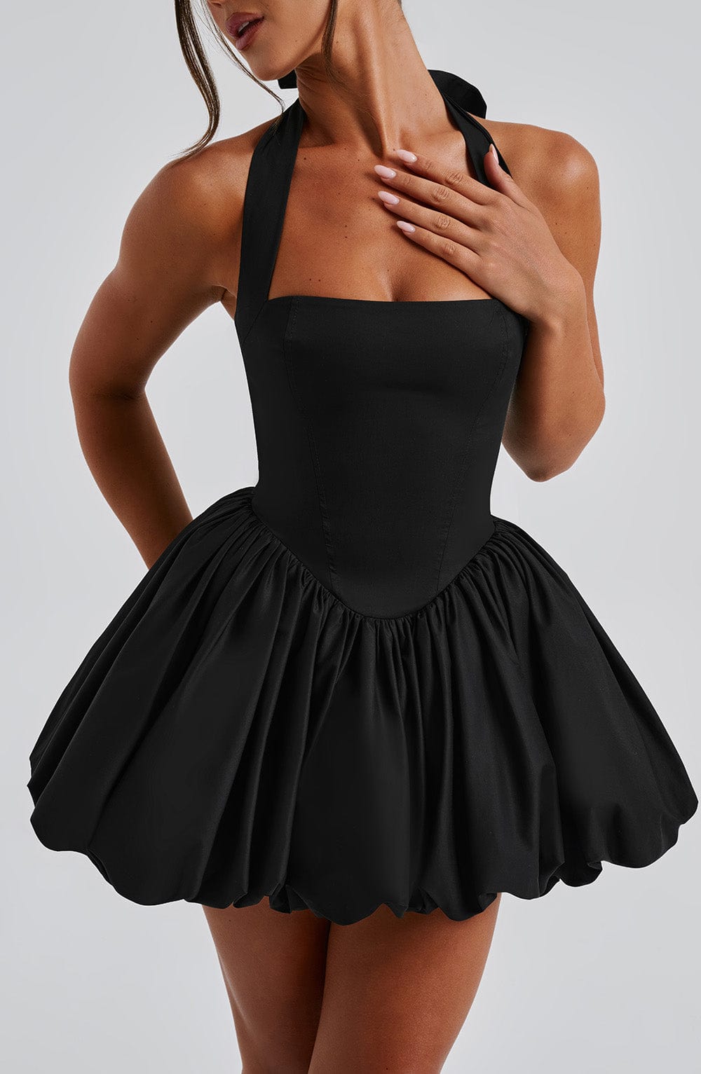 FlareBubble™ Backless Mini Dress