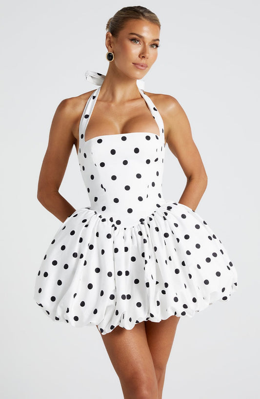 BubbleDot™ Flare Mini Dress