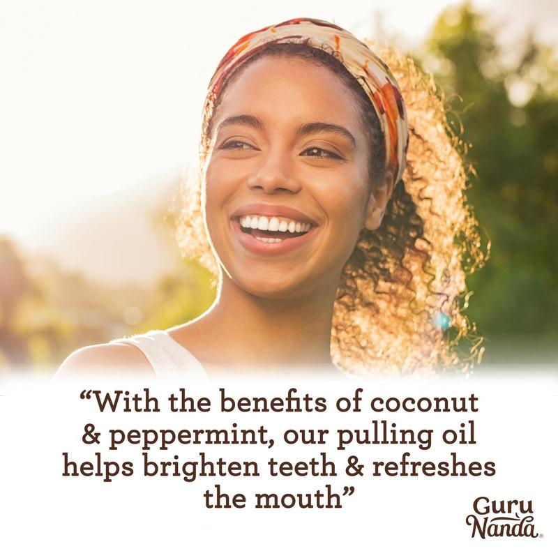 GuruNanda Coconut + Peppermint Pulling Oil (8oz)
