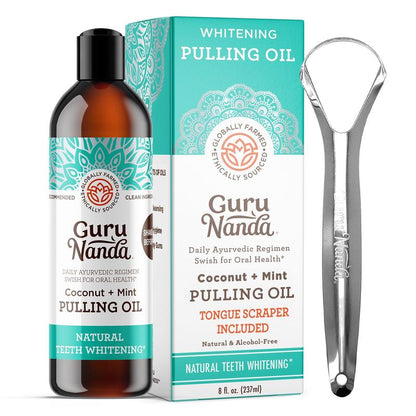 GuruNanda Coconut + Peppermint Pulling Oil (8oz)